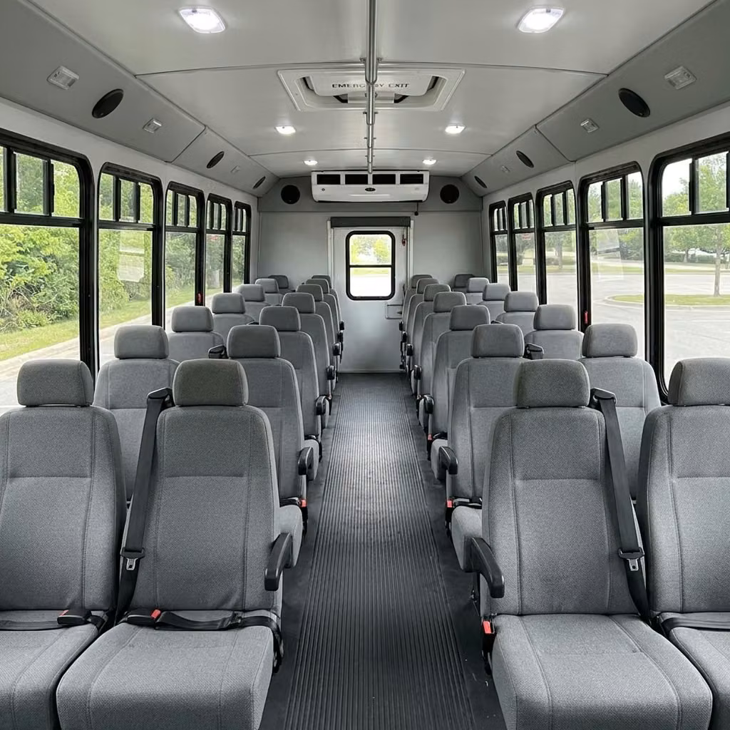benton 35 passenger minibus seating