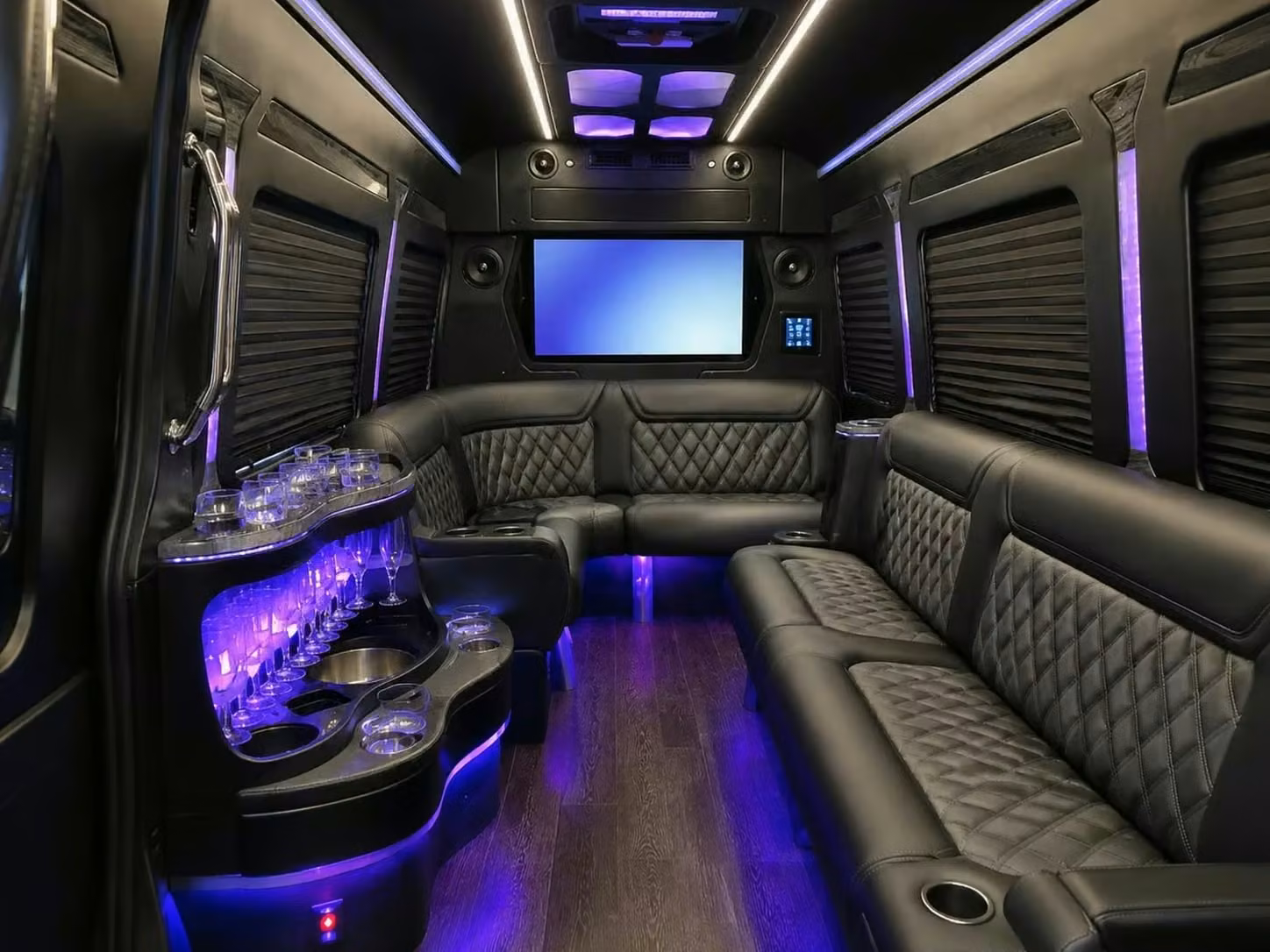 benton party bus smart tvs