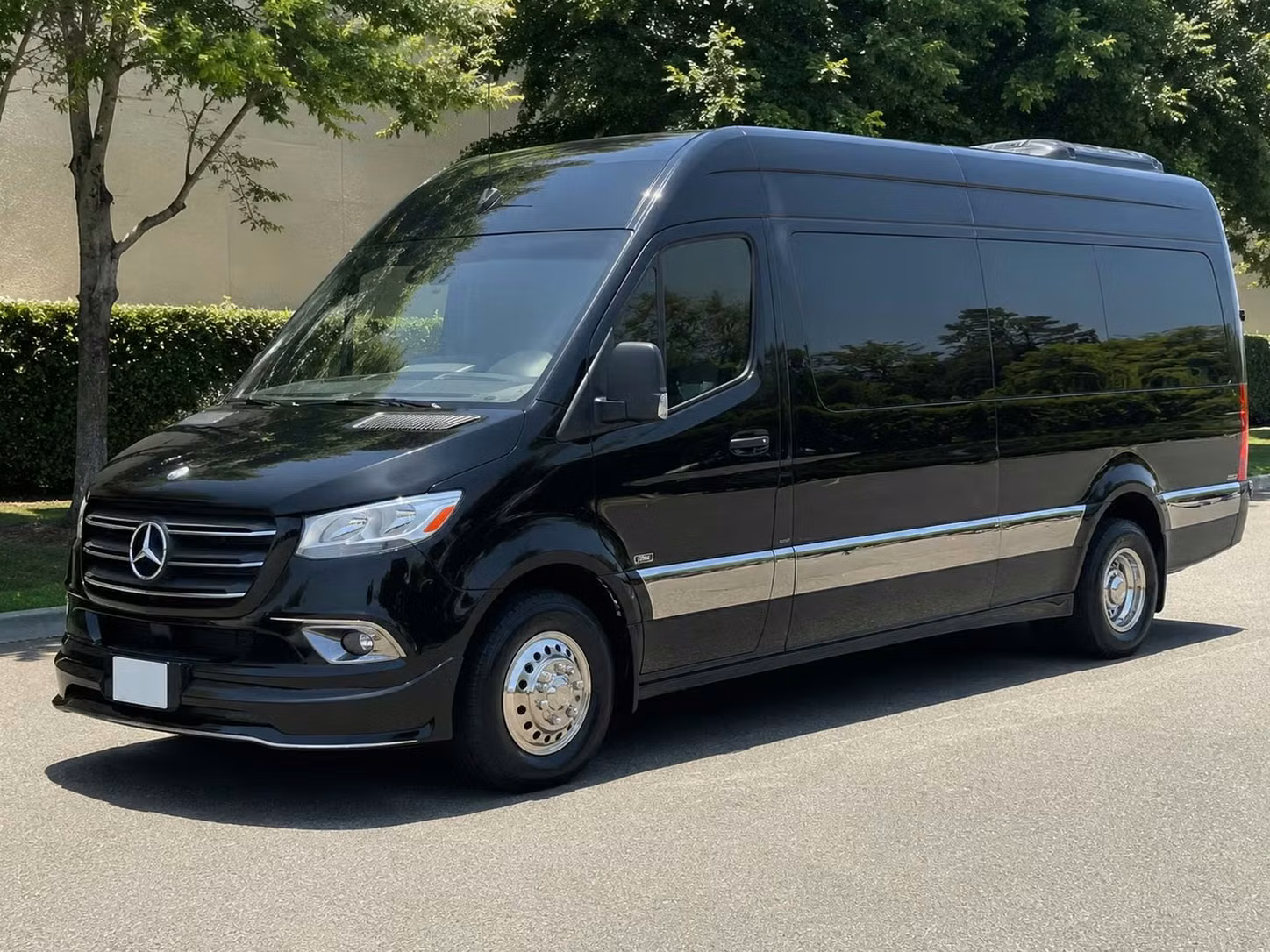 benton sprinter van rental with driver