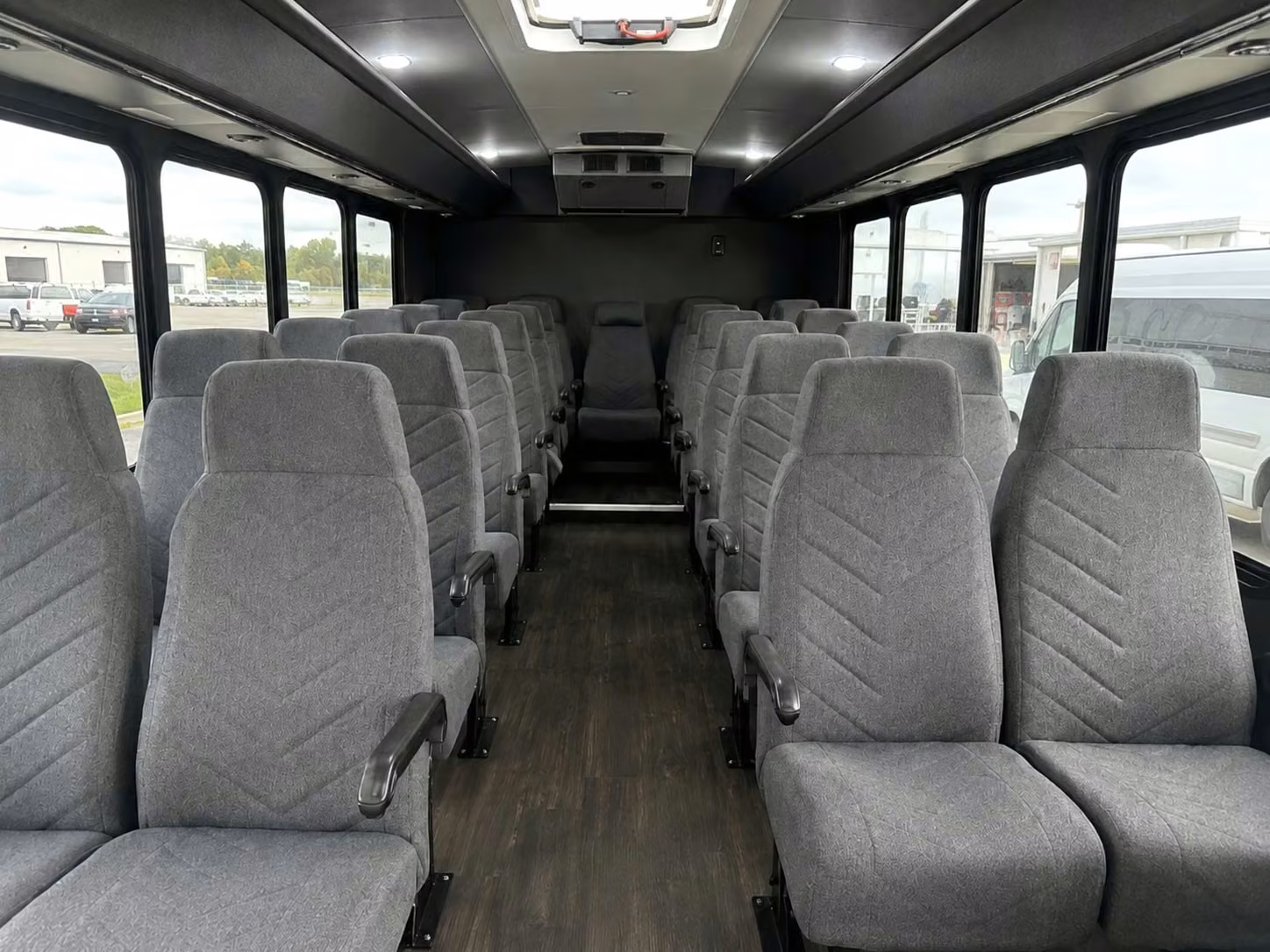 15 passenger minibus interior