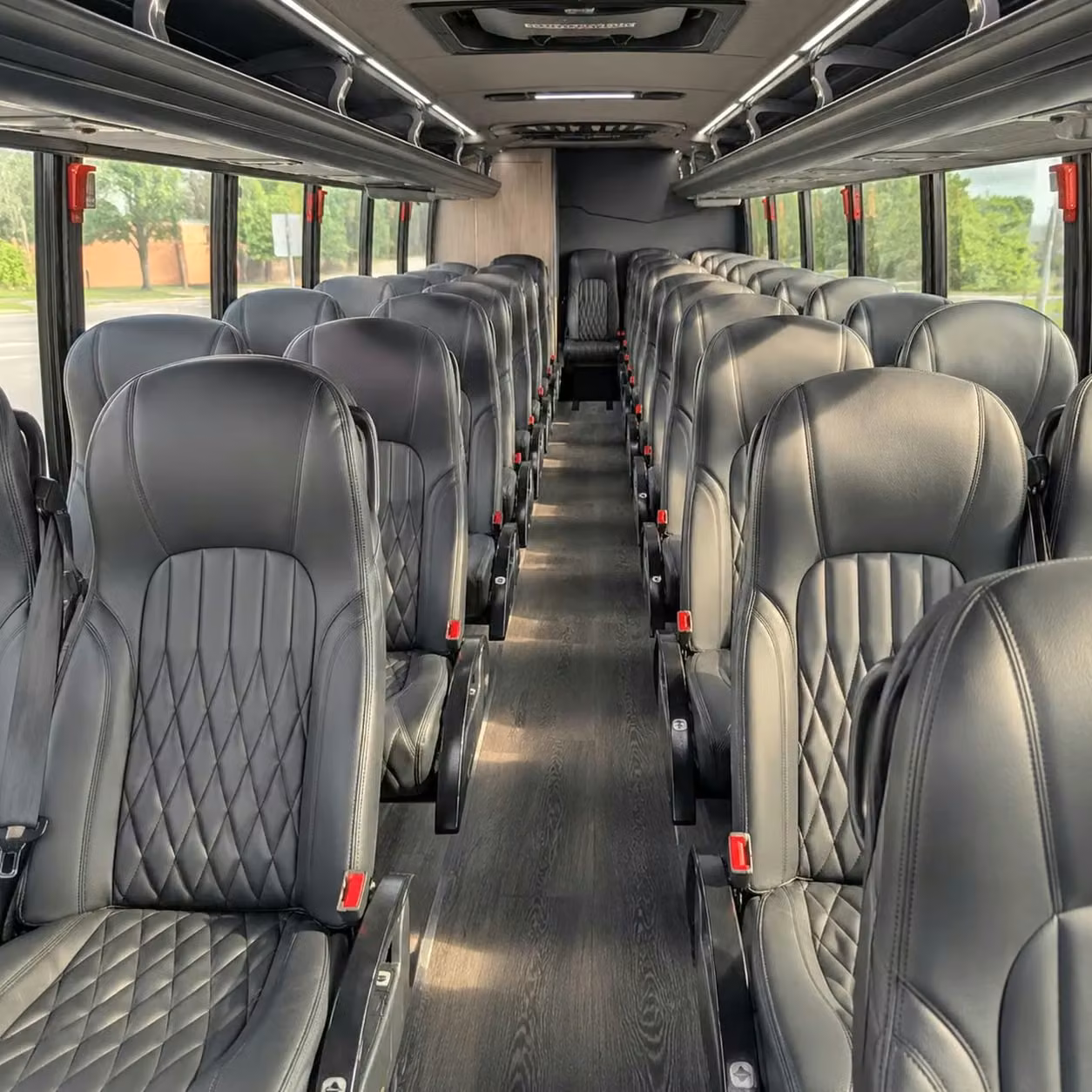 30 passenger minibus interior